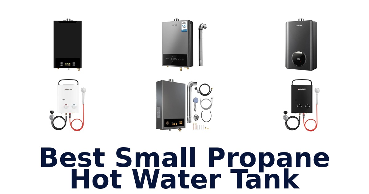 best small propane hot water tank