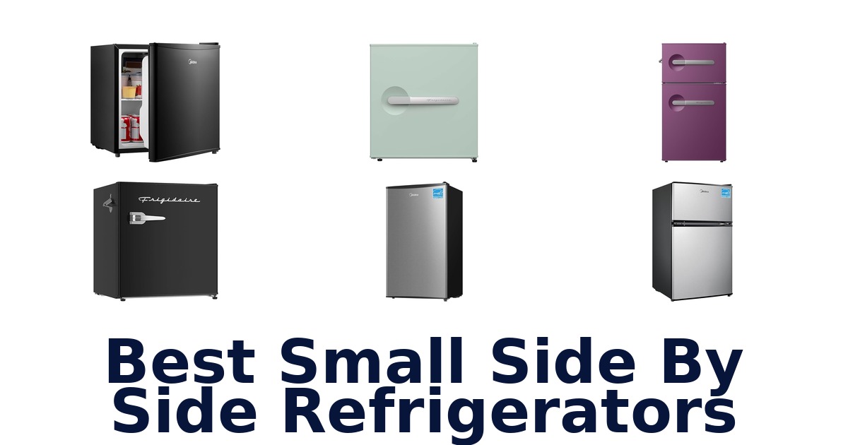best small side by side refrigerators