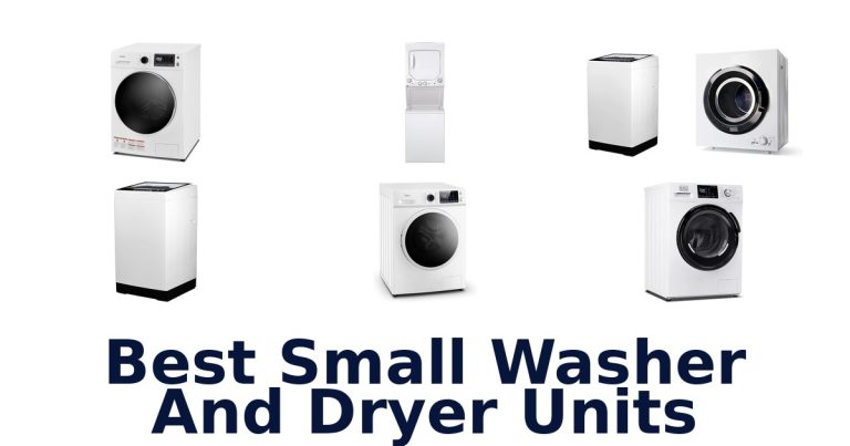 best small washer and dryer units