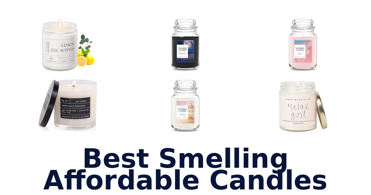 best smelling affordable candles