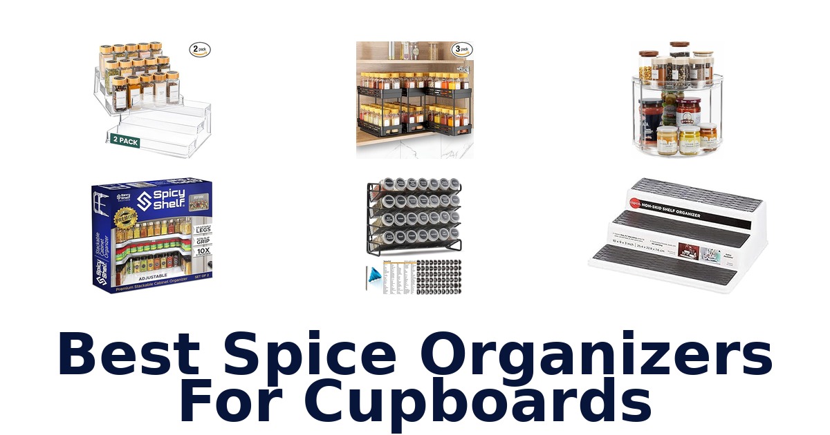 best spice organizers for cupboards