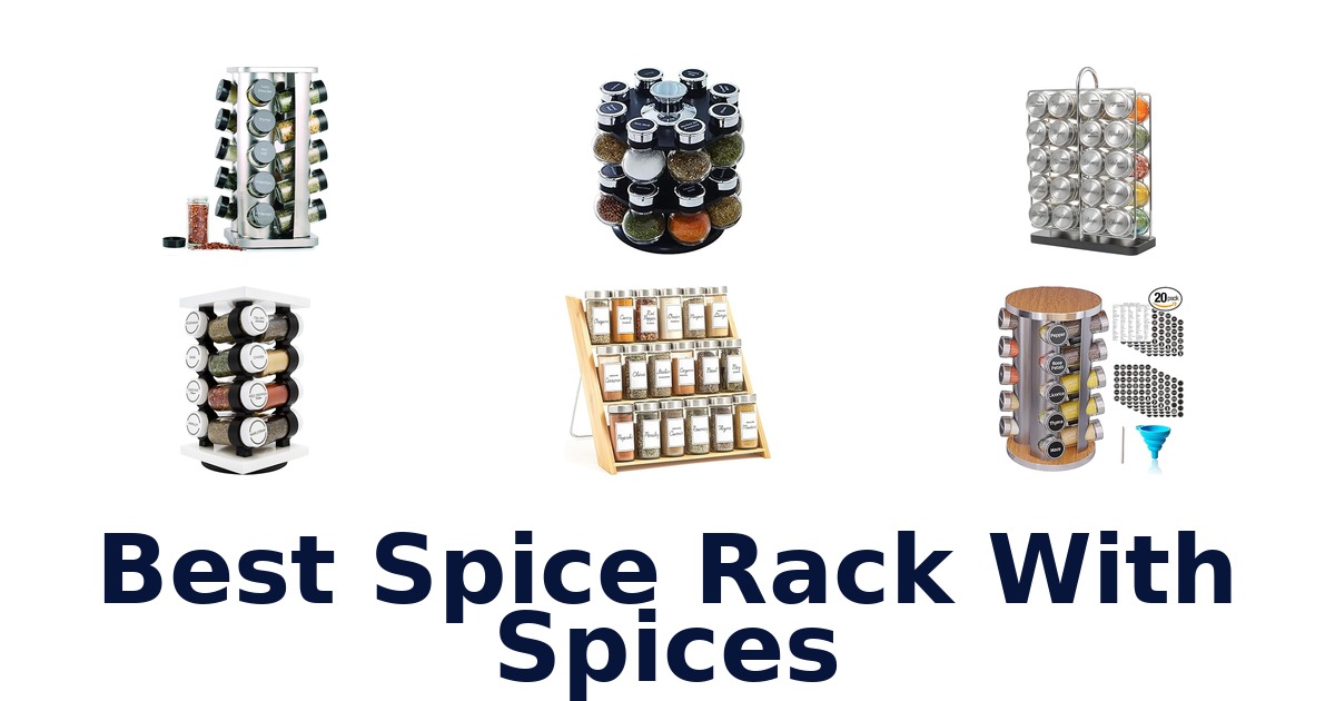 best spice rack with spices
