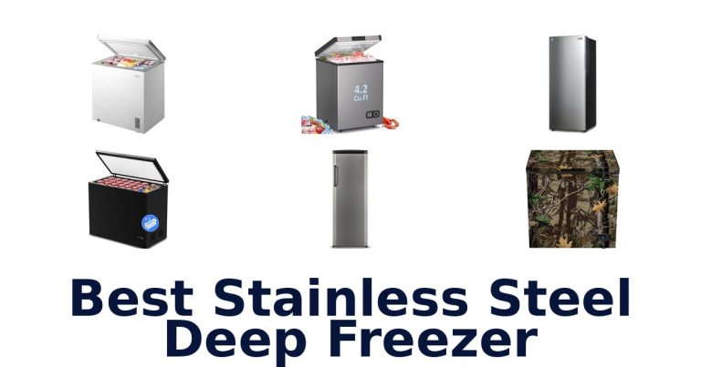 best stainless steel deep freezer