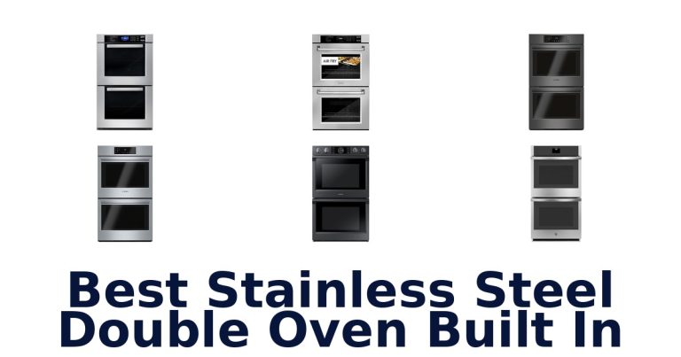 best stainless steel double oven built in