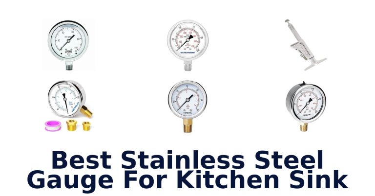 best stainless steel gauge for kitchen sink