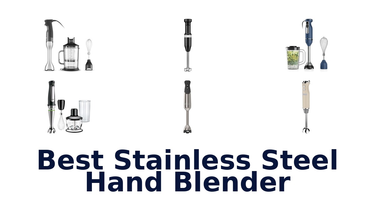 best stainless steel hand blender