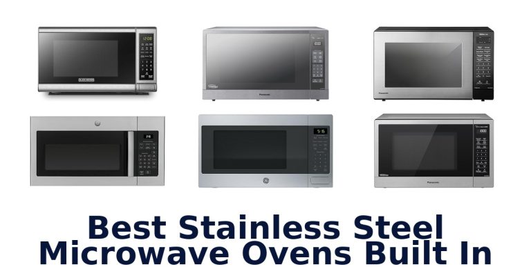 best stainless steel microwave ovens built in