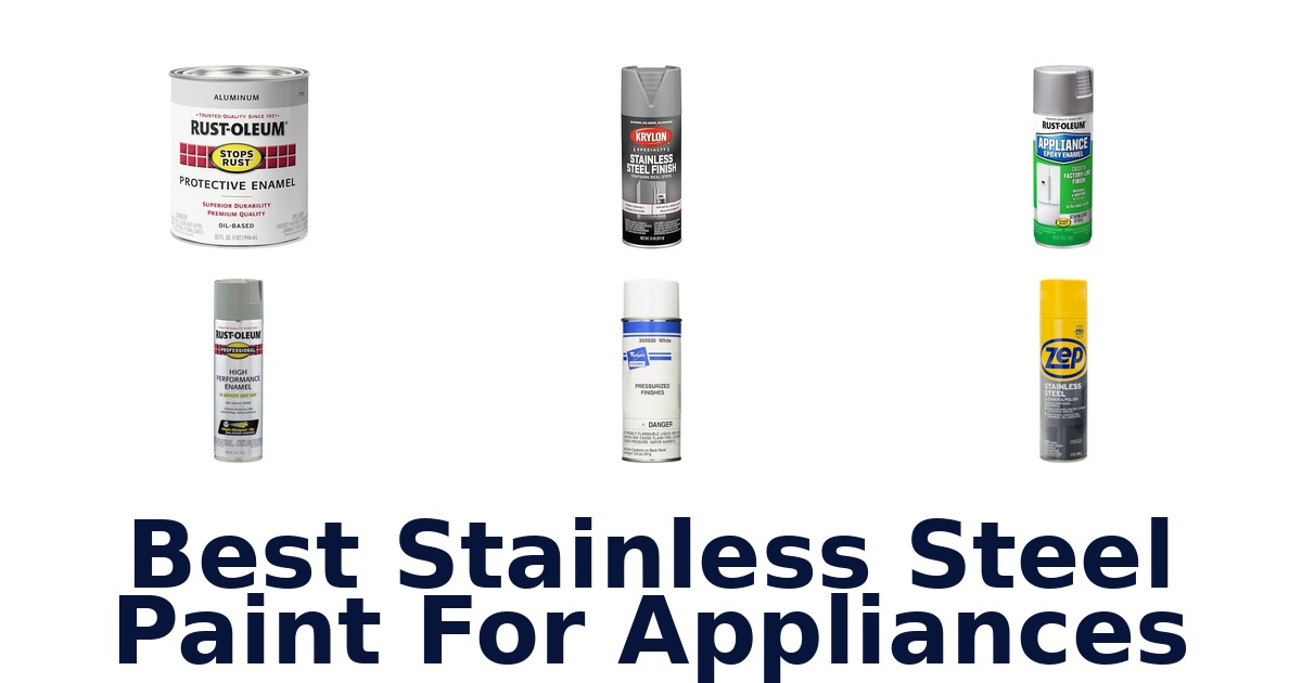 best stainless steel paint for appliances