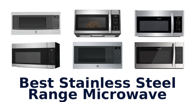 best stainless steel range microwave