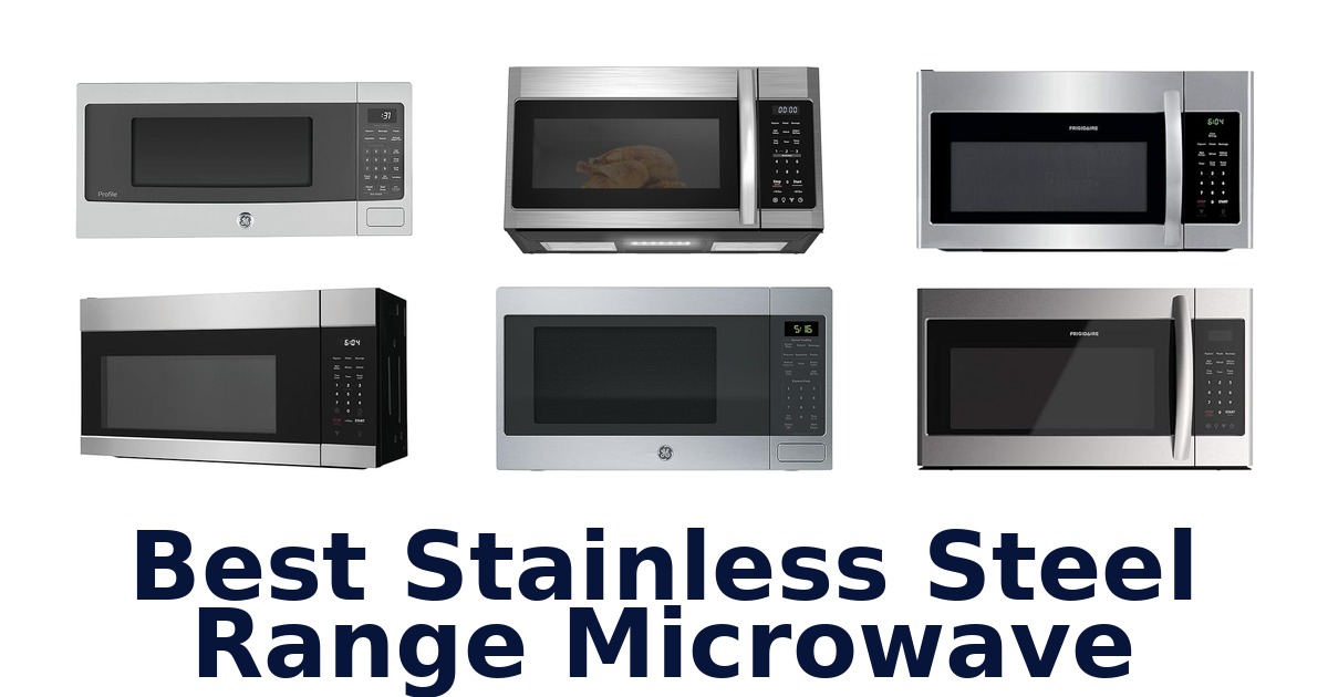 best stainless steel range microwave