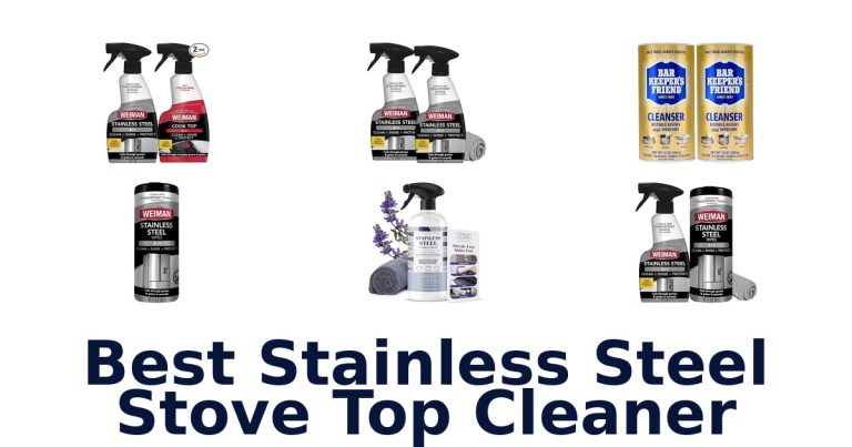 best stainless steel stove top cleaner