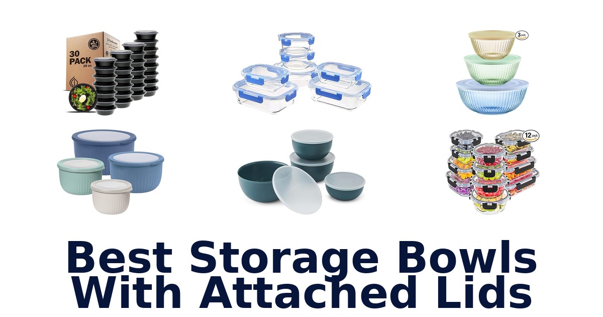 best storage bowls with attached lids