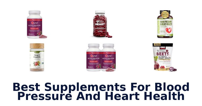 best supplements for blood pressure and heart health