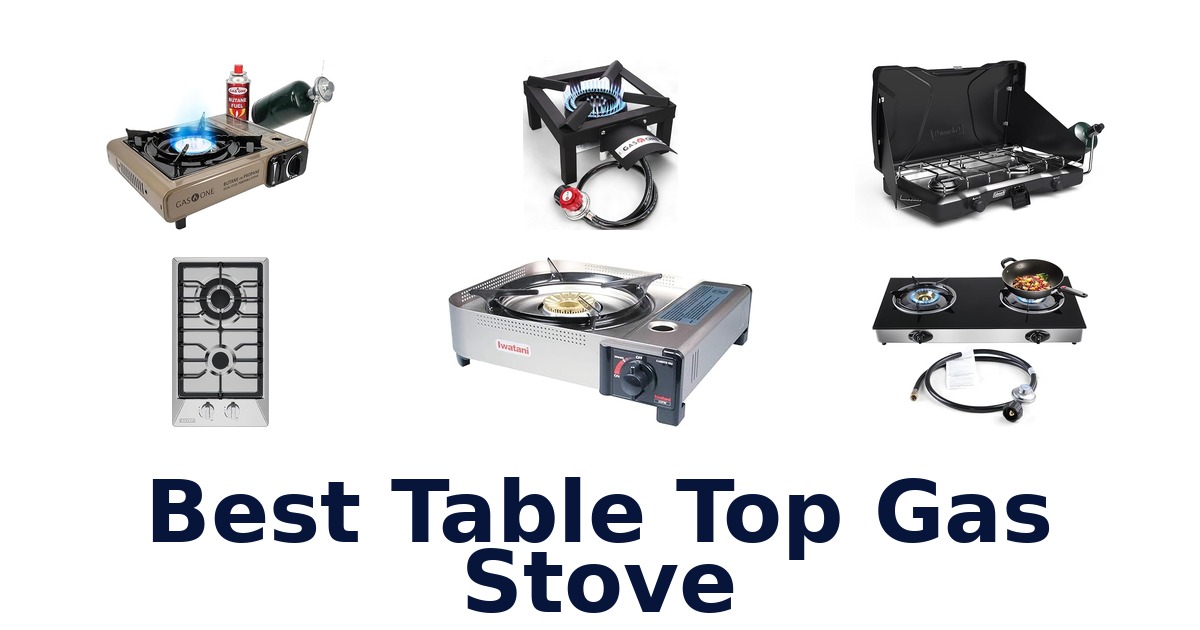best table top gas stove