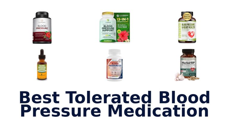 best tolerated blood pressure medication