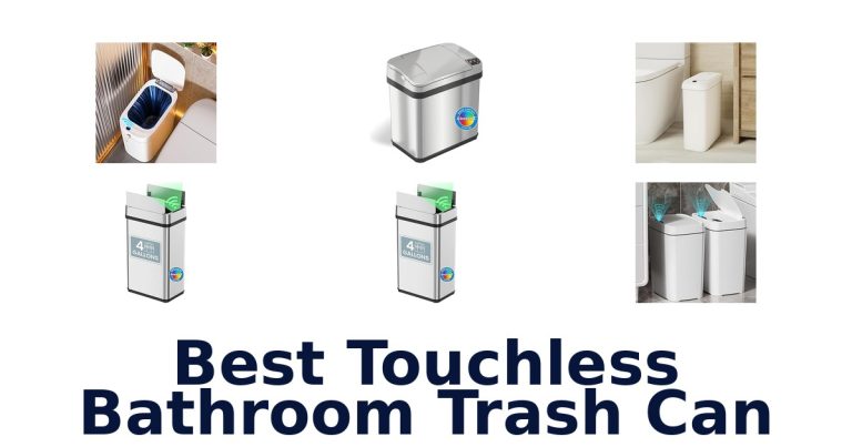 best touchless bathroom trash can