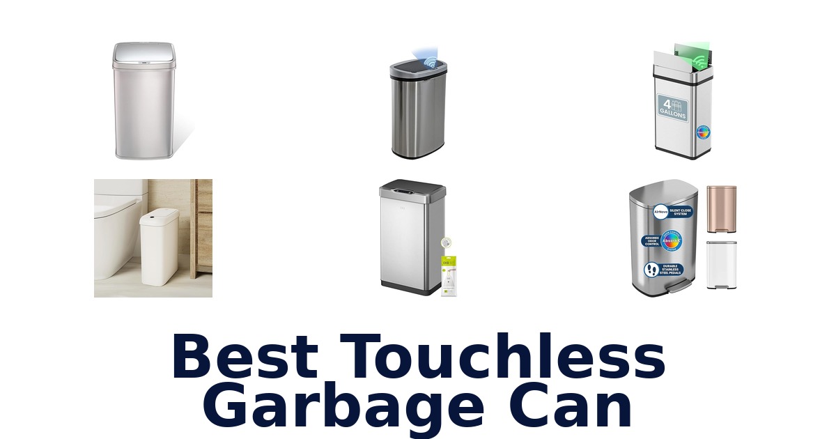 best touchless garbage can