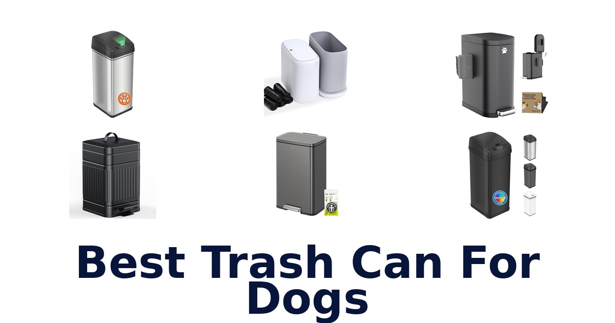 best trash can for dogs