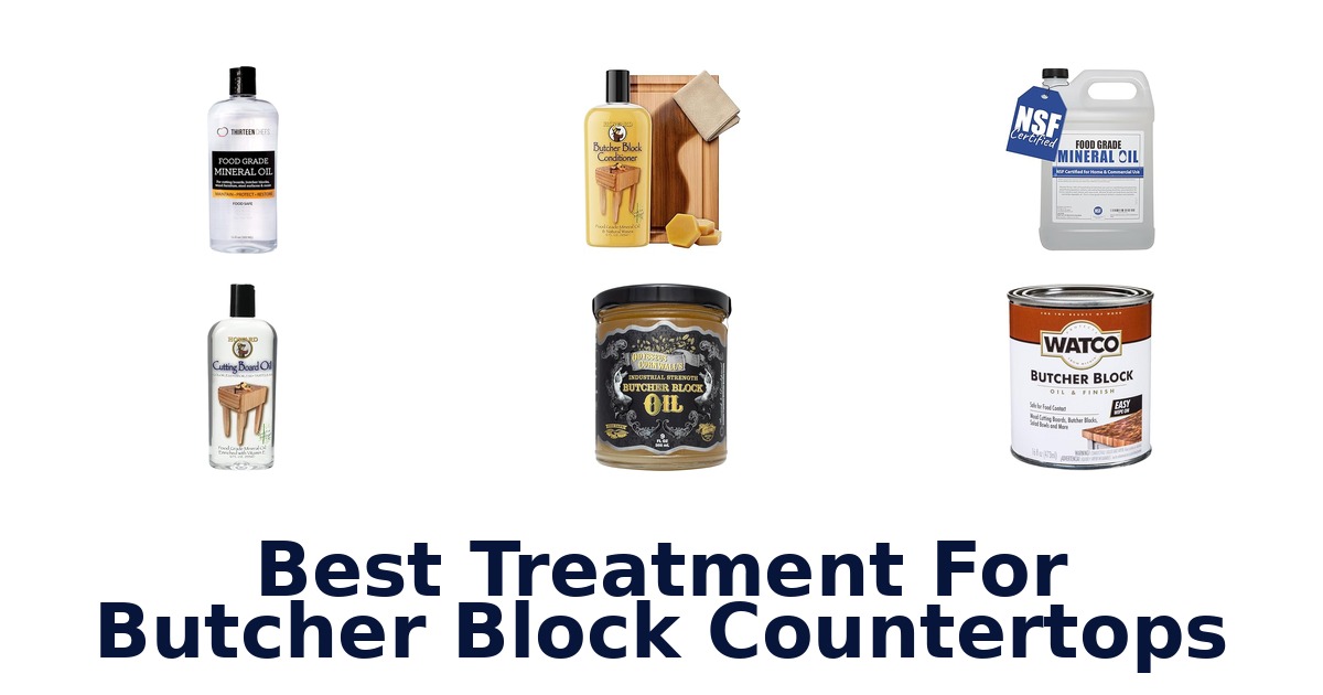 best treatment for butcher block countertops