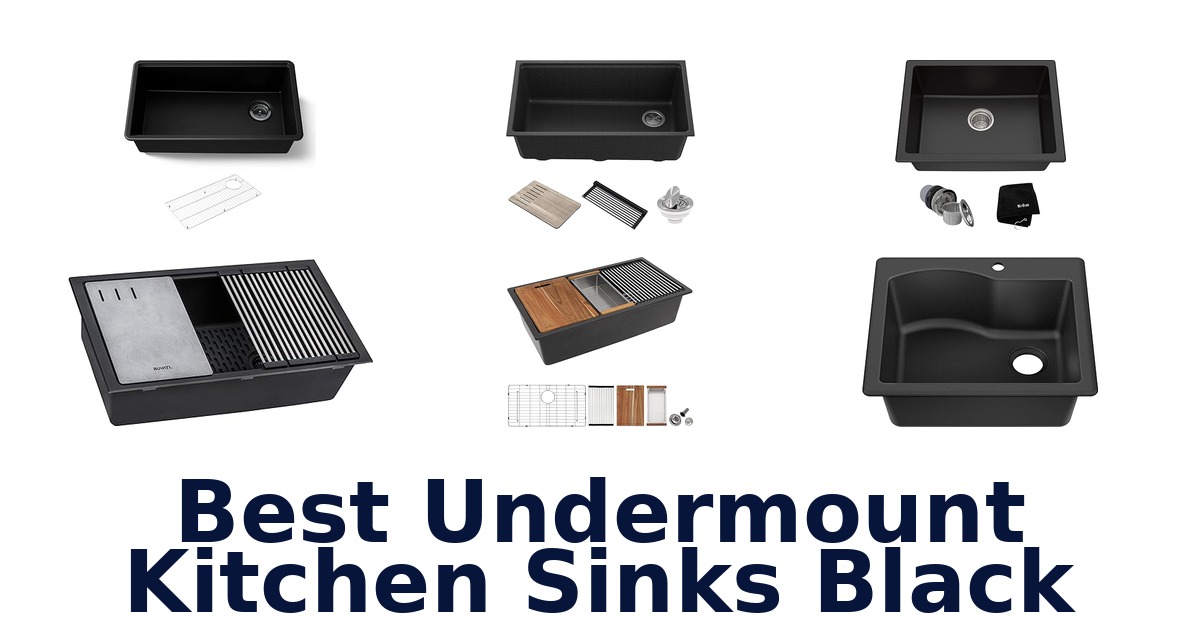 best undermount kitchen sinks black