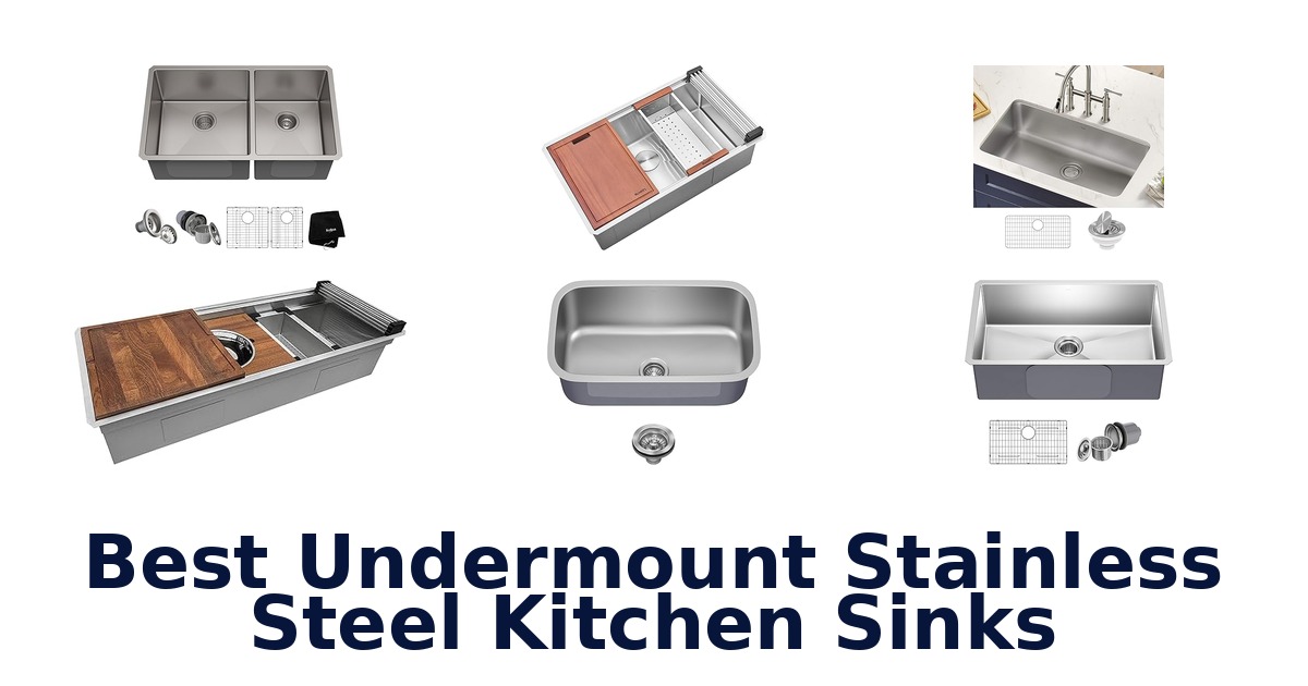 best undermount stainless steel kitchen sinks