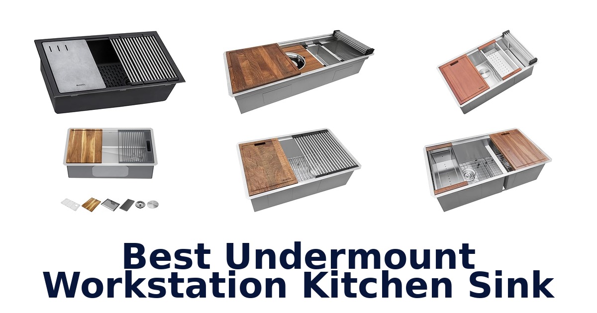 best undermount workstation kitchen sink