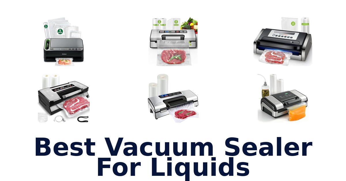 best vacuum sealer for liquids