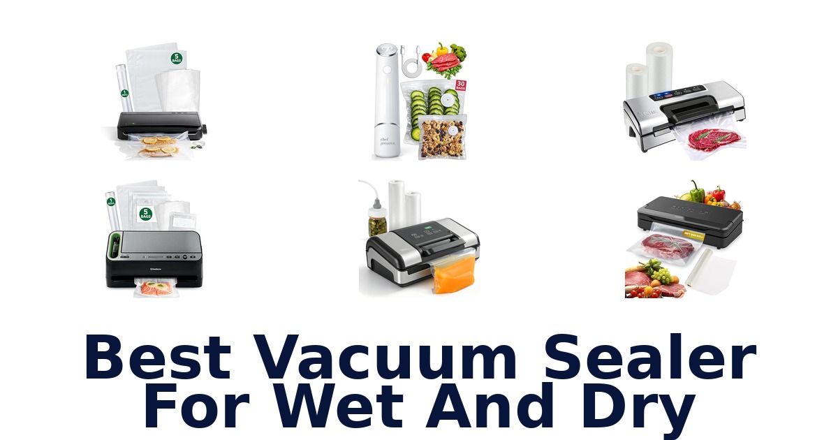 best vacuum sealer for wet and dry