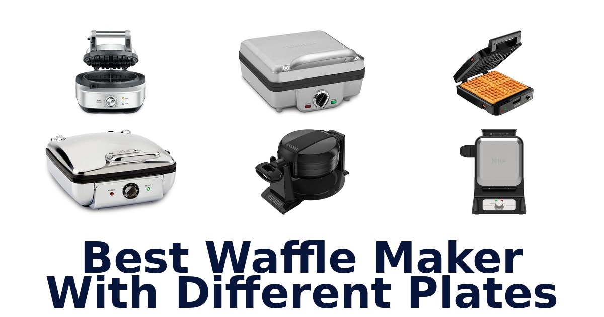 best waffle maker with different plates