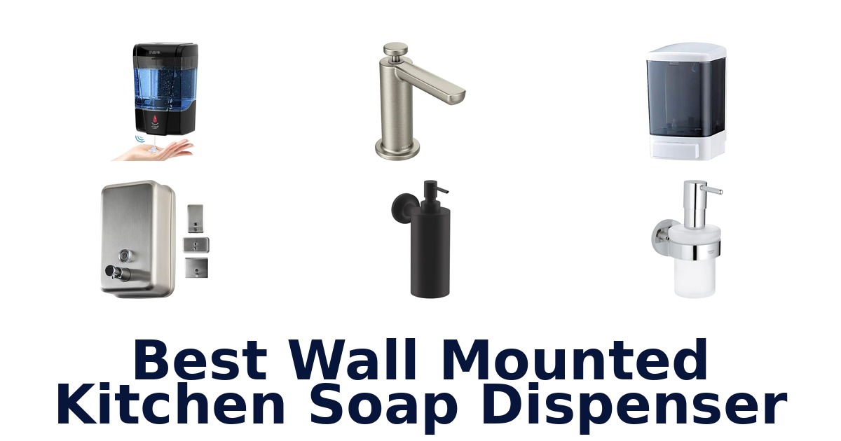 best wall mounted kitchen soap dispenser