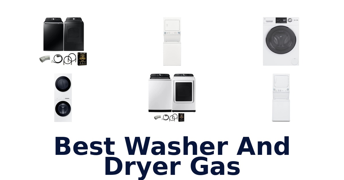 best washer and dryer gas