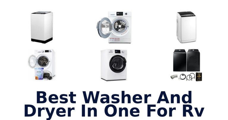 best washer and dryer in one for rv