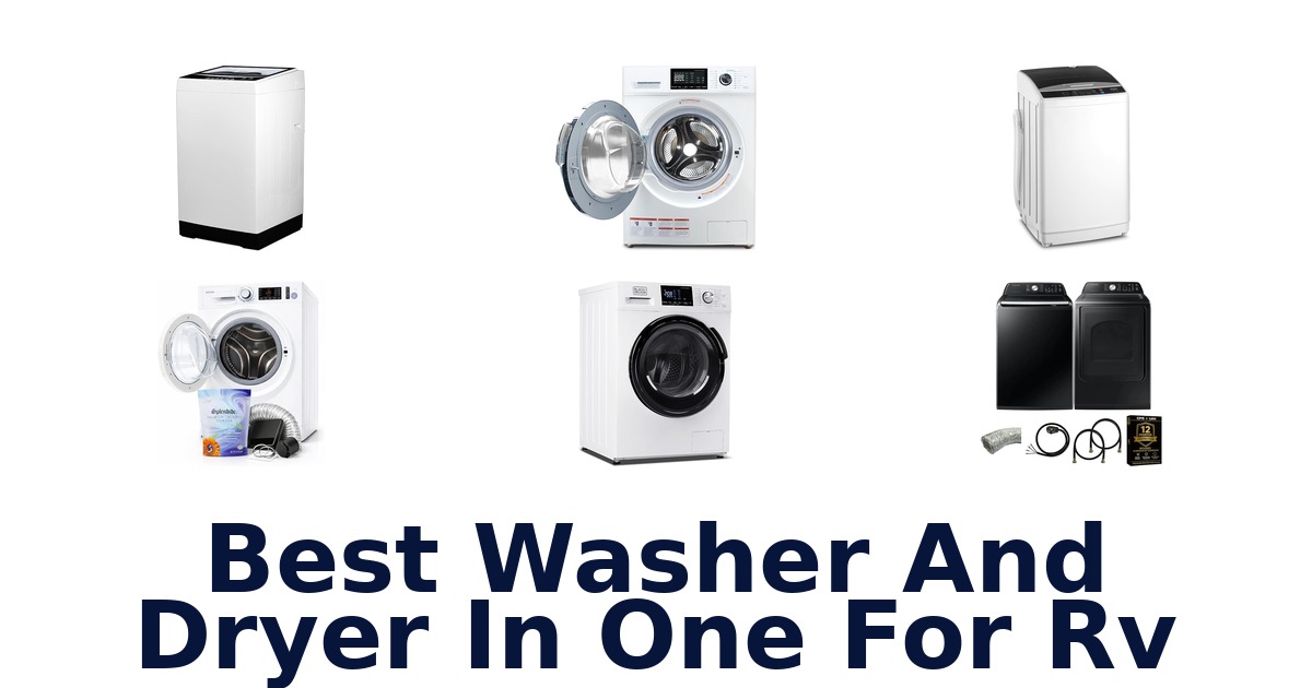 best washer and dryer in one for rv