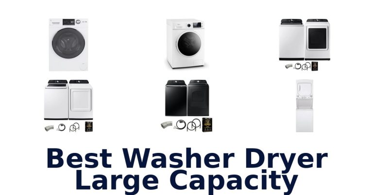 best washer dryer large capacity
