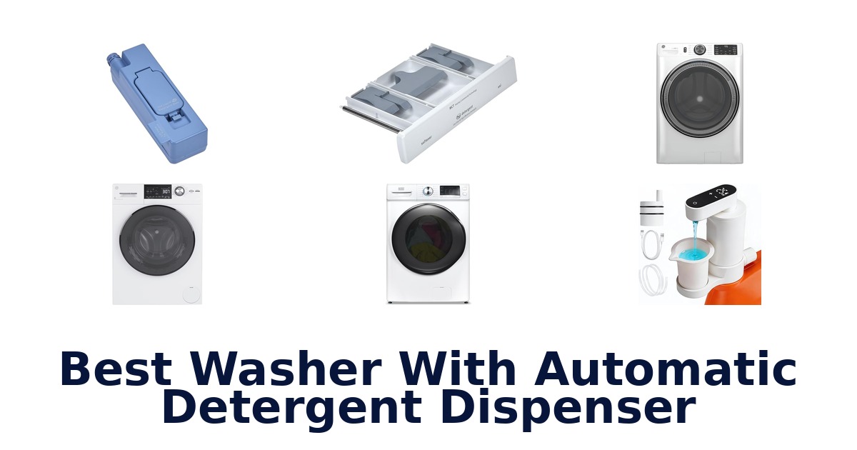 best washer with automatic detergent dispenser