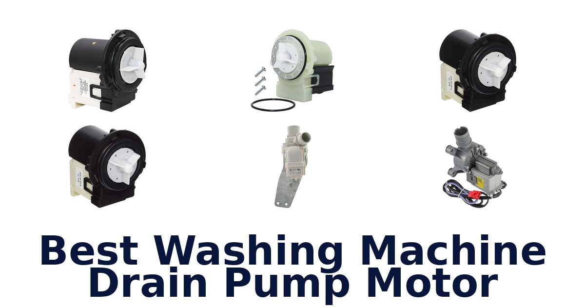 best washing machine drain pump motor