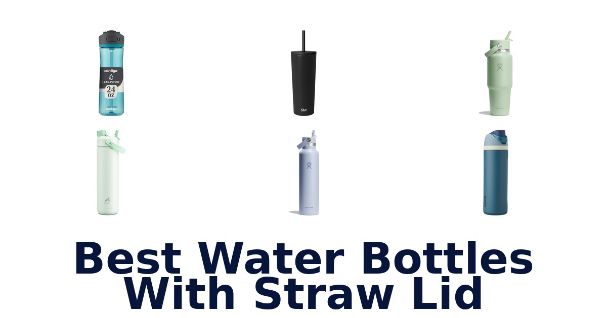 best water bottles with straw lid