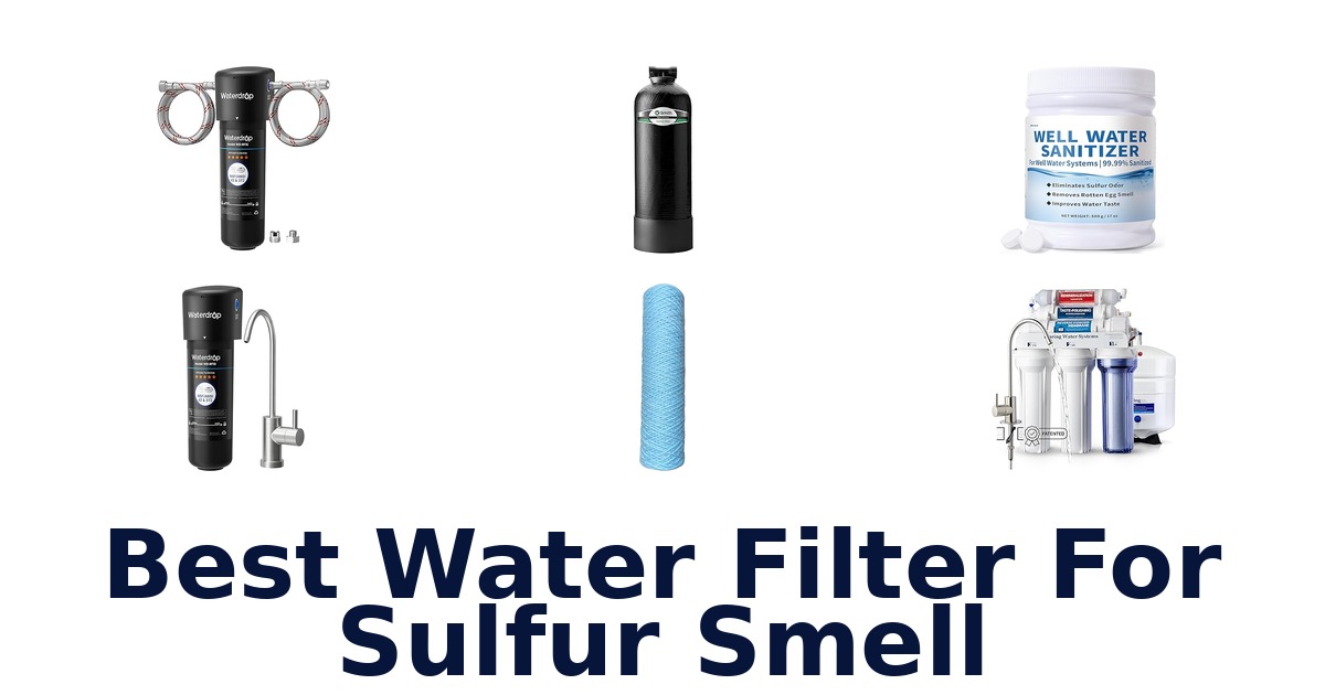 best water filter for sulfur smell