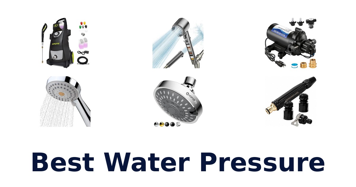 best water pressure