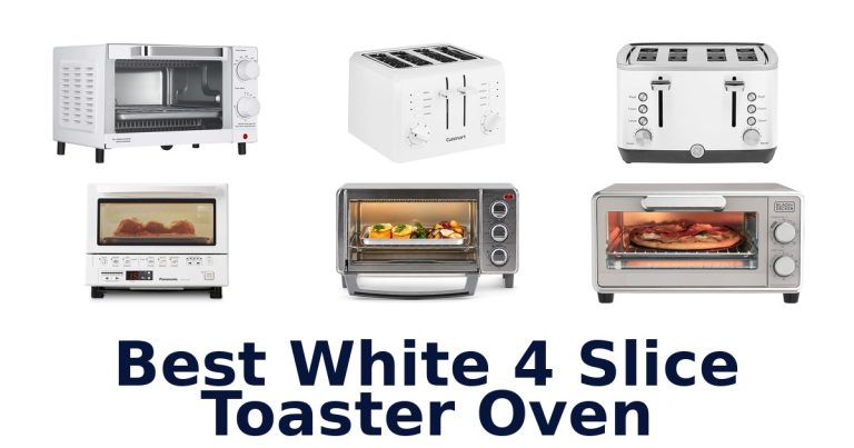 best white 4 slice toaster oven