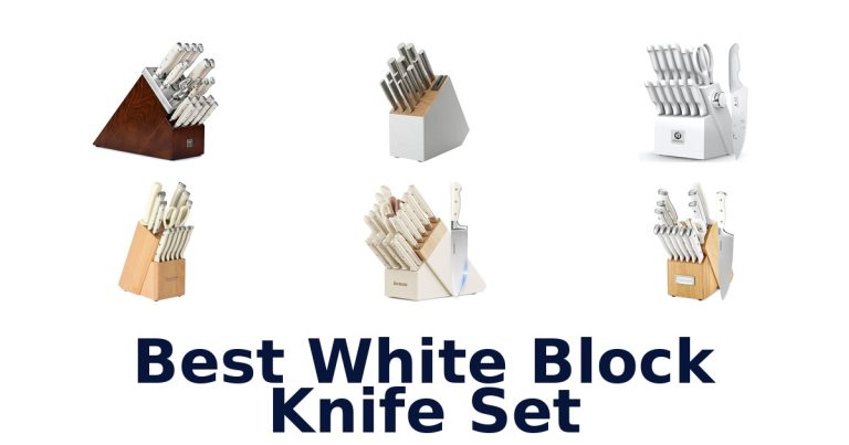 best white block knife set