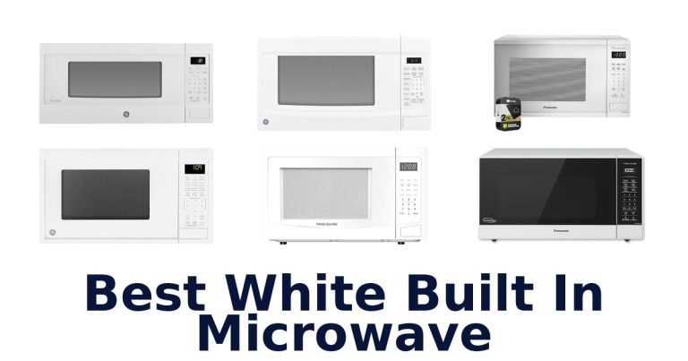 best white built in microwave