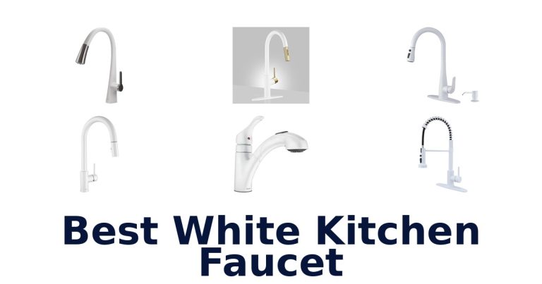 best white kitchen faucet