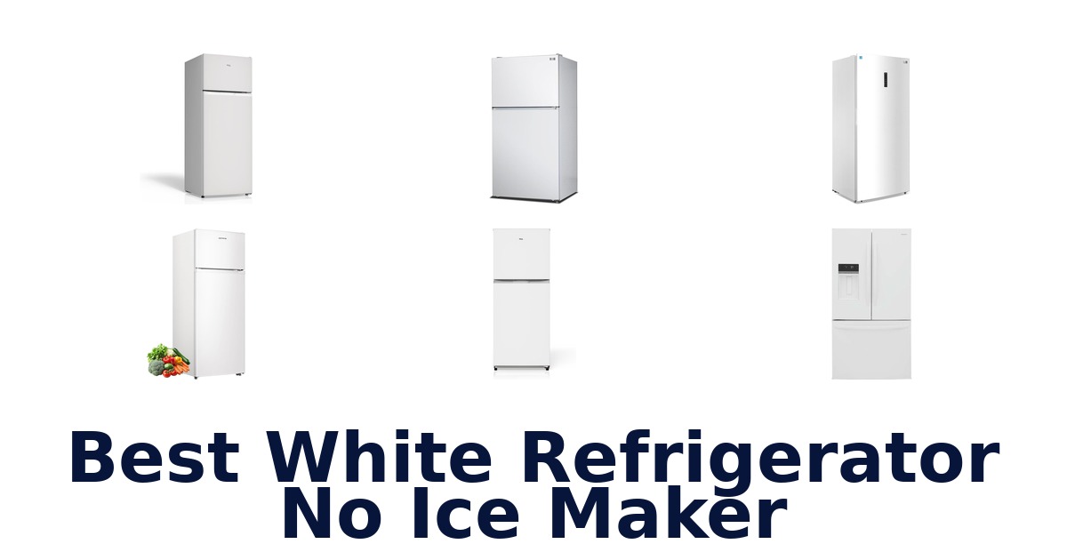 best white refrigerator no ice maker