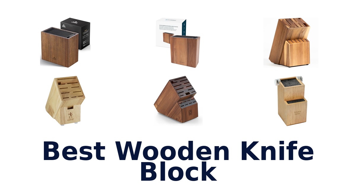best wooden knife block